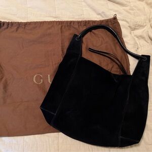 Gucci Suede Hobo Bag